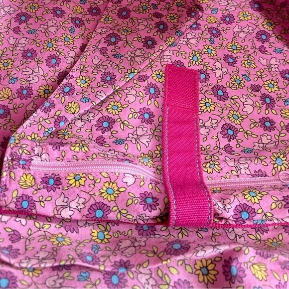 Bags Nwt Hot Pink Fuchsia Fabric Book Bag Poshmark